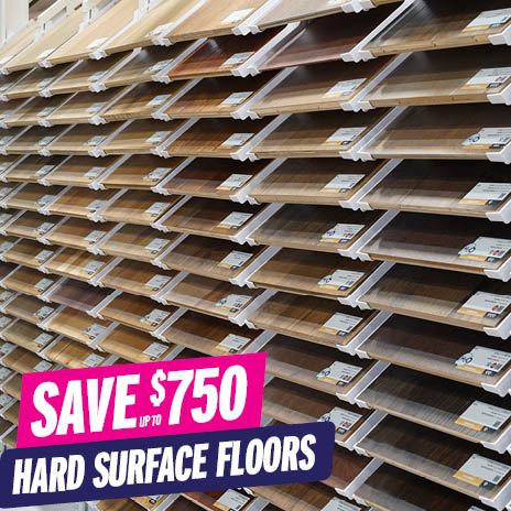 Save on hard surface flooring